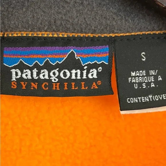 Vintage 90s Patagonia Synchilla‎ Fleece Vest Made in USA Sz S - Picture 7 of 7